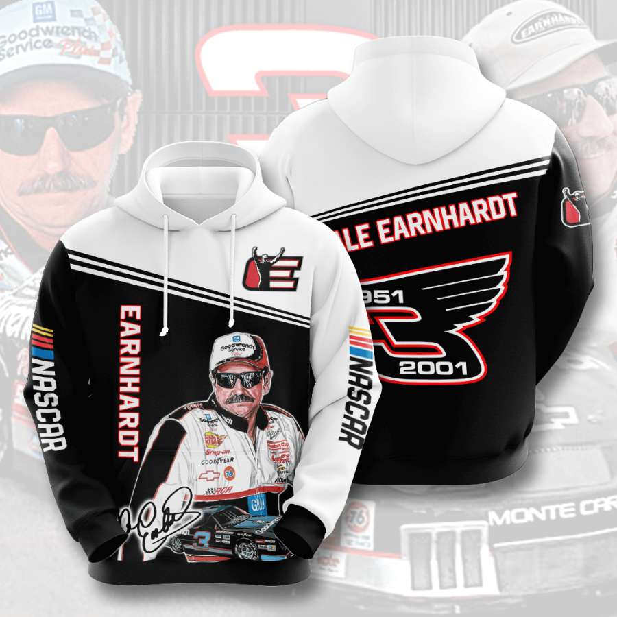 Dale Earnhardt Custom 3D Racing Sport Hoodie