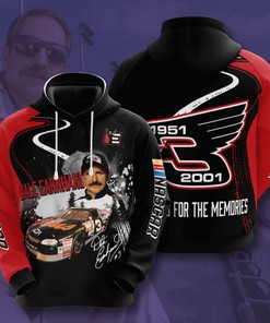 Dale Earnhardt Custom 3D Sport Graphic Zip Up Hoodie