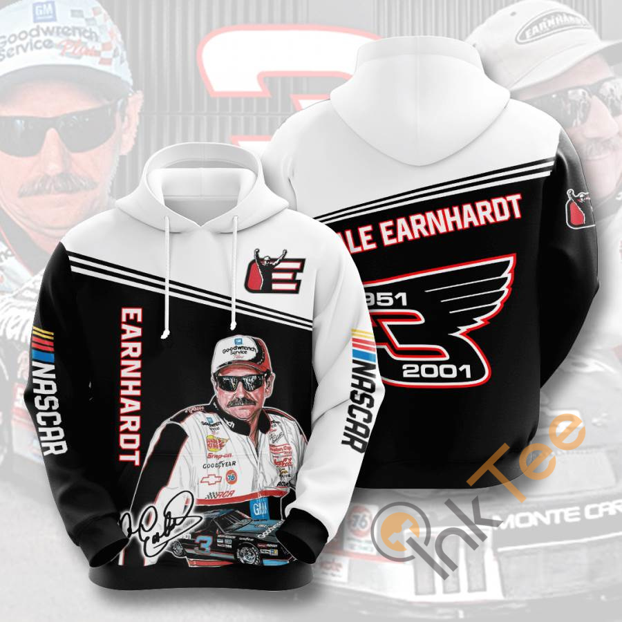 Dale Earnhardt Racing Custom All Over Print Sporty 3D Hoodie - Nascar Fans' Choice