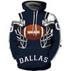 Dallas Cowboys American Football 3D All Over Print Zip Up Hoodie - Nfl Sports Hoodie Gift For Fans