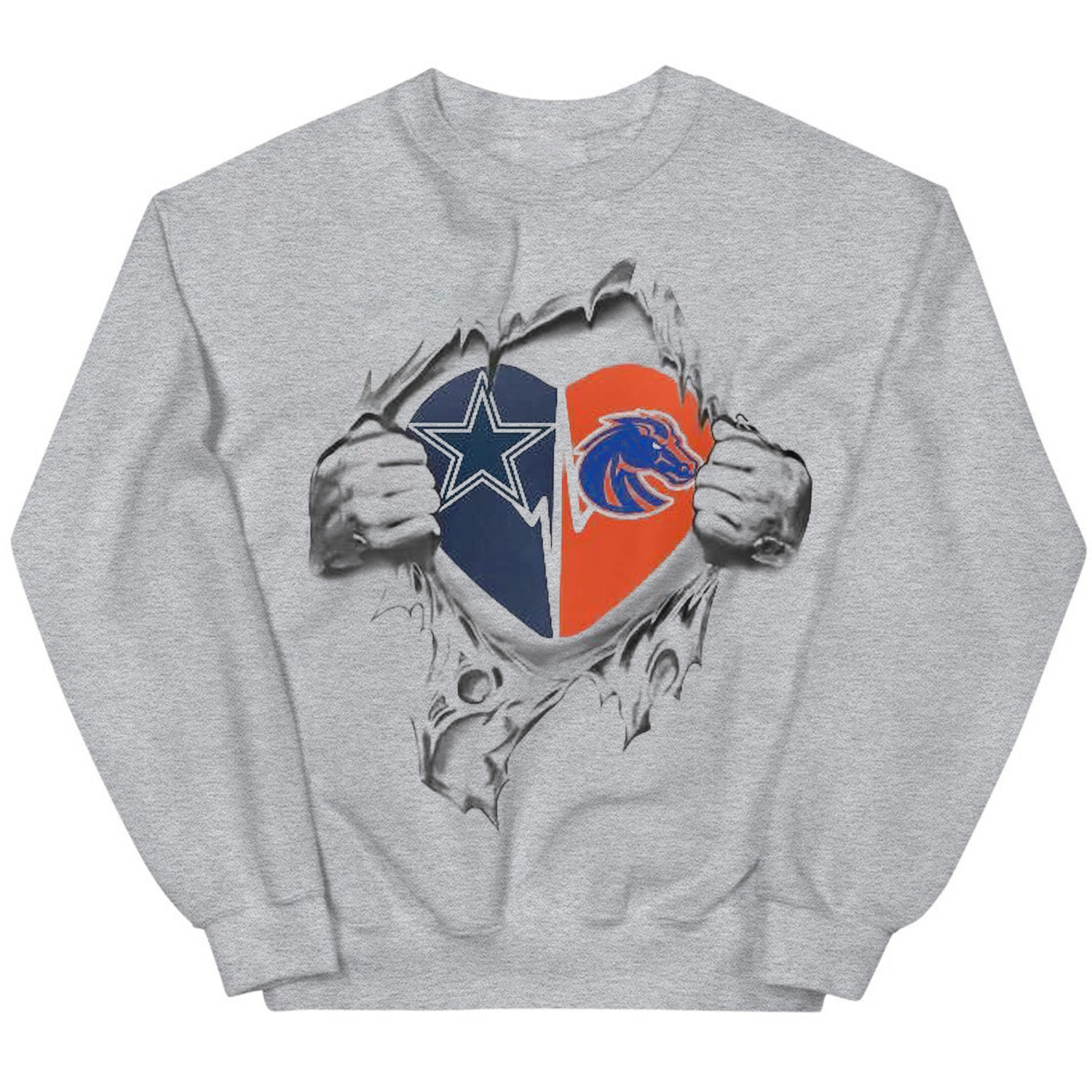 Dallas Cowboys Its In My Heart Shirt - Boise State Broncos