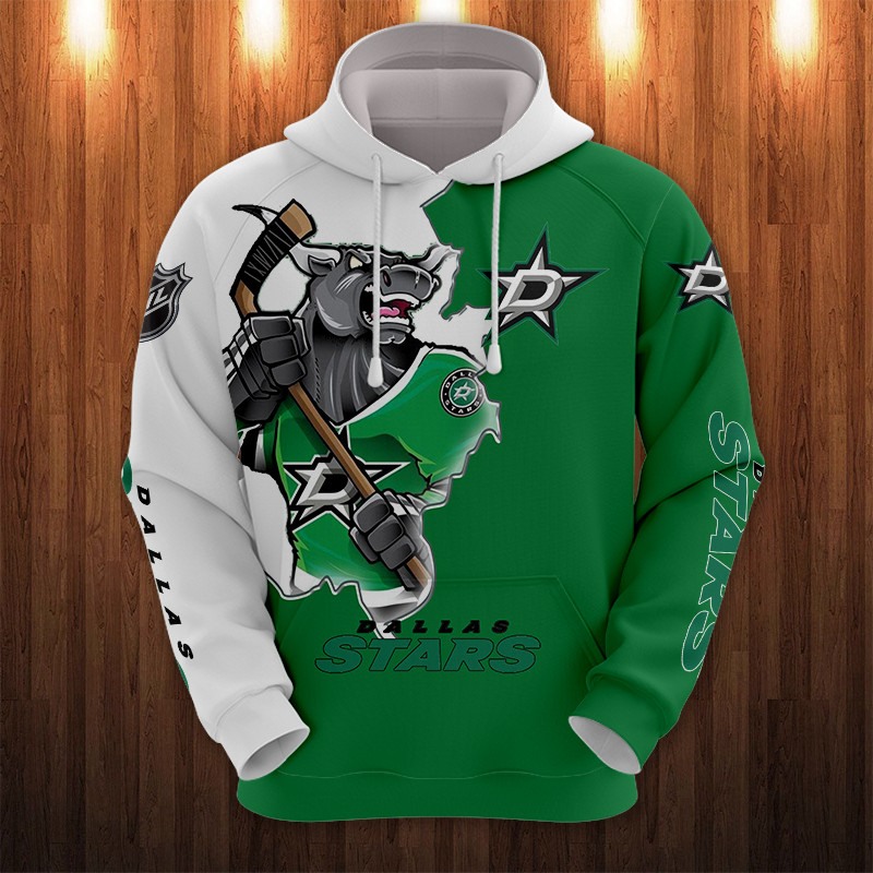 Dallas Stars 3D Zip Hoodie - Gift For Fans