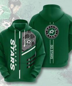 Dallas Stars Halloween 3D Hoodie - Skulls Pullover Nhl Hoodie