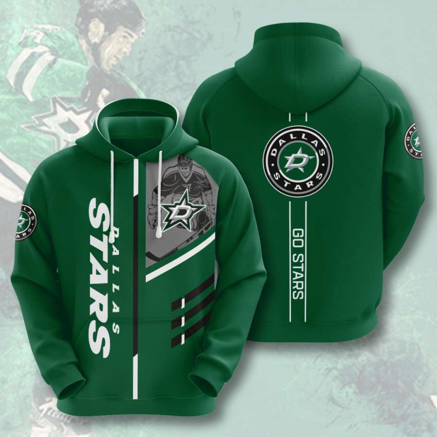 Dallas Stars Halloween 3D Hoodie - Skulls Pullover Nhl Hoodie
