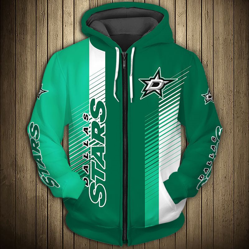Dallas Stars Thunder Design 3D Hoodie - Pullover Nhl Hoodie