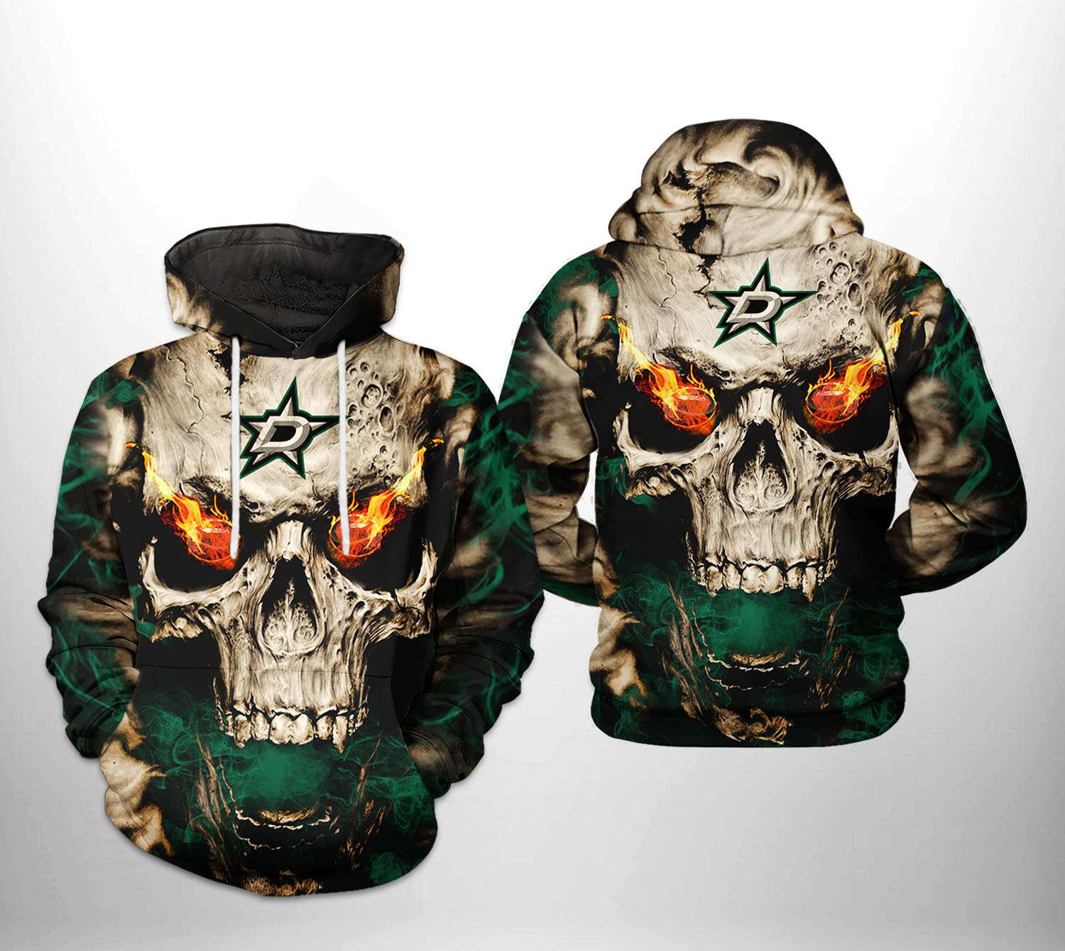 Dallas Stars Us Flag 3D All Over Print Zip Up Hoodie Option - Nhl Sports Hoodie