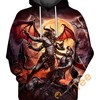 Dark Demon Of The Night All Over Print 3D Hoodie
