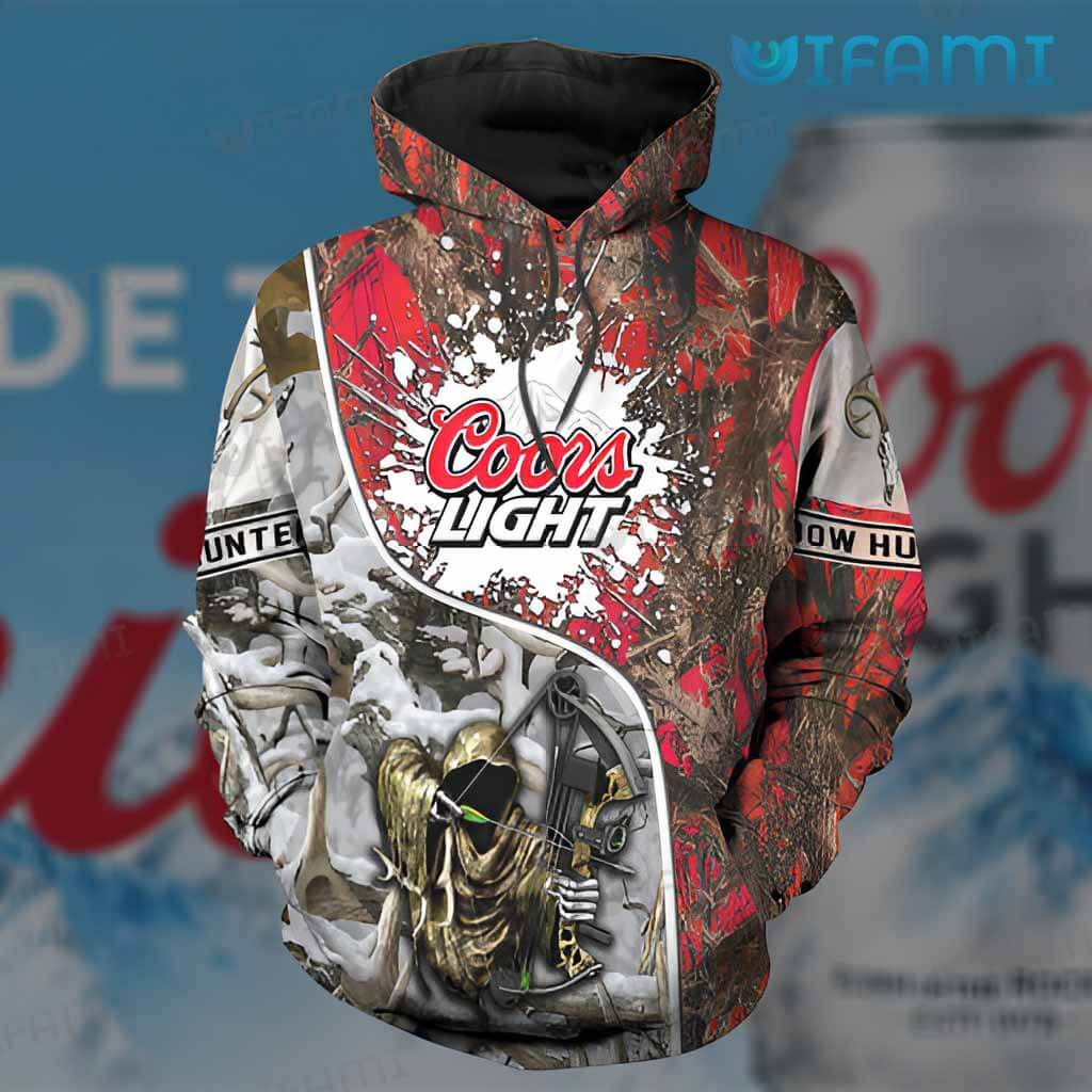 Death Hunter Deer Hunting Custom All Over Print Hoodie 3D Beer Lovers Gift