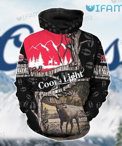 Deer Hunting Custom All Over Print Hoodie 3D Elk Hunters Beer Lovers Gift