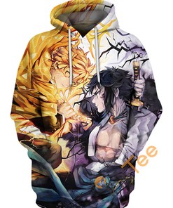 Demon Slayer Kaigaku Zenitsu Hoodie 3D Graphic For Cosplay