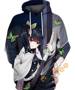 Demon Slayer Kanao Tsuyuri Hoodie 3D Perfect Gift For Fans