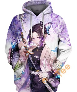 Demon Slayer Shinobu Kocho Hoodie 3D Graphic Full Print
