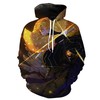 Demon Slayer Zenitsu Custom All Over Print 3D Hoodie, Custom All Over Print Hoodie