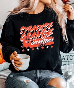 Design Syracuse Orange Basketball Grunge Shirt - Trendy Syracuse University Apparel