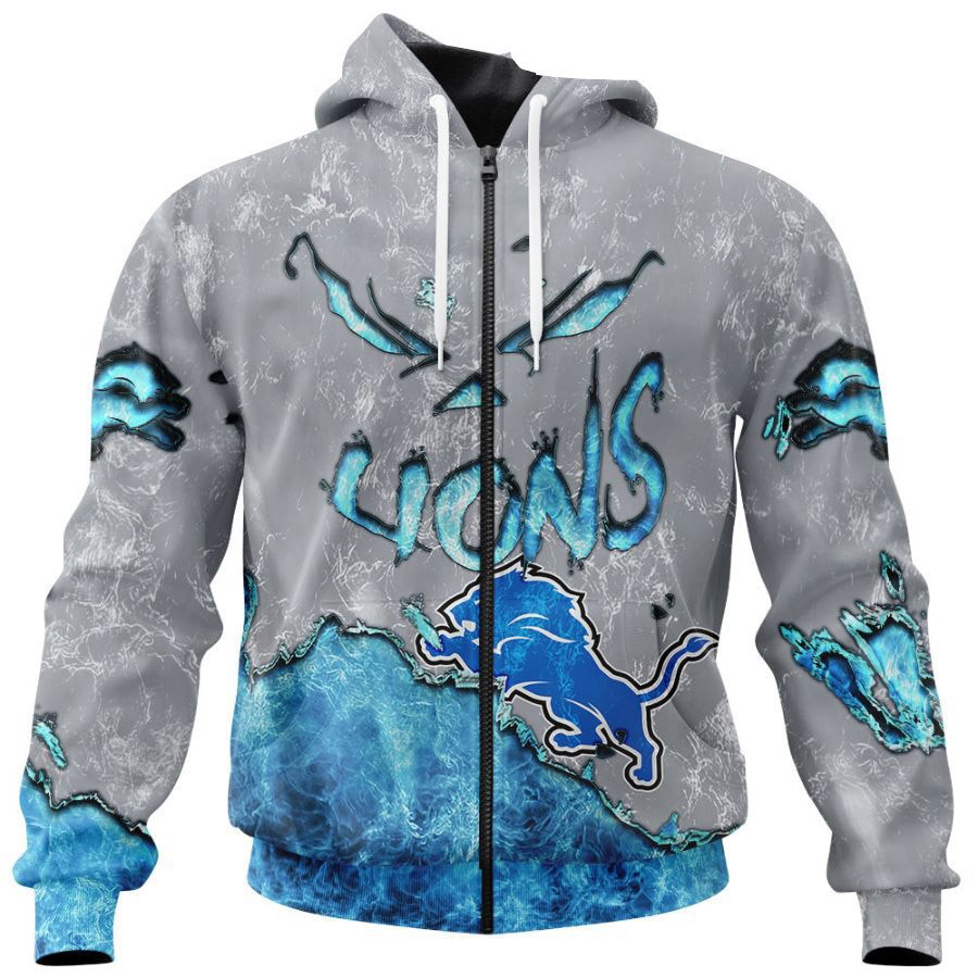 Detroit Lions 3D Hoodie With Devil Design - Perfect For Fans