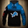 Detroit Lions 3D Skull Hoodie - Perfect For Halloween
