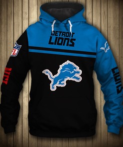 Detroit Lions 3D Skull Hoodie - Perfect For Halloween