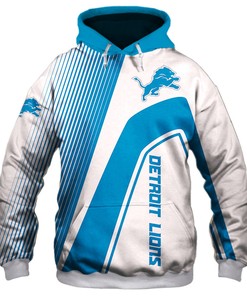 Detroit Lions 3D Zip Hoodie - Great For Game Day