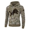 Detroit Lions Army Graphic Zip Hoodie - Perfect For Patriotic Fans