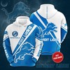 Detroit Lions Custom Sport All Over Print Hoodie - Personalized 3D Design