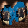 Detroit Lions Football All Over Print Hoodie - Great For Men And Women