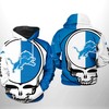 Detroit Lions Grateful Dead 3D All Over Print Hoodie - Great For Fans