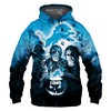 Detroit Lions Halloween 3D Hoodie - Horror Night Design