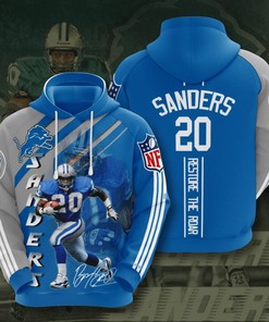 Detroit Lions Mens 3D All Over Print Hoodie - Unique Design
