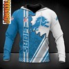 Detroit Lions Nfl 3D Football Hoodie - Unique Design