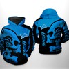 Detroit Lions Skull 3D All Over Print Hoodie - Perfect For Skull Enthusiasts
