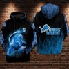 Detroit Lions Smoke 3D All Over Print Hoodie - Perfect For Fans