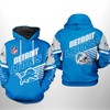 Detroit Lions Team All Over Print Hoodie - Great For Showing Team Spirit