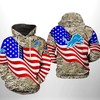 Detroit Lions Us Flag Camo All Over Print Hoodie - Perfect For Patriotic Fans
