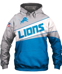 Detroit Lions Zip Hoodie - Great For Nfl Fans