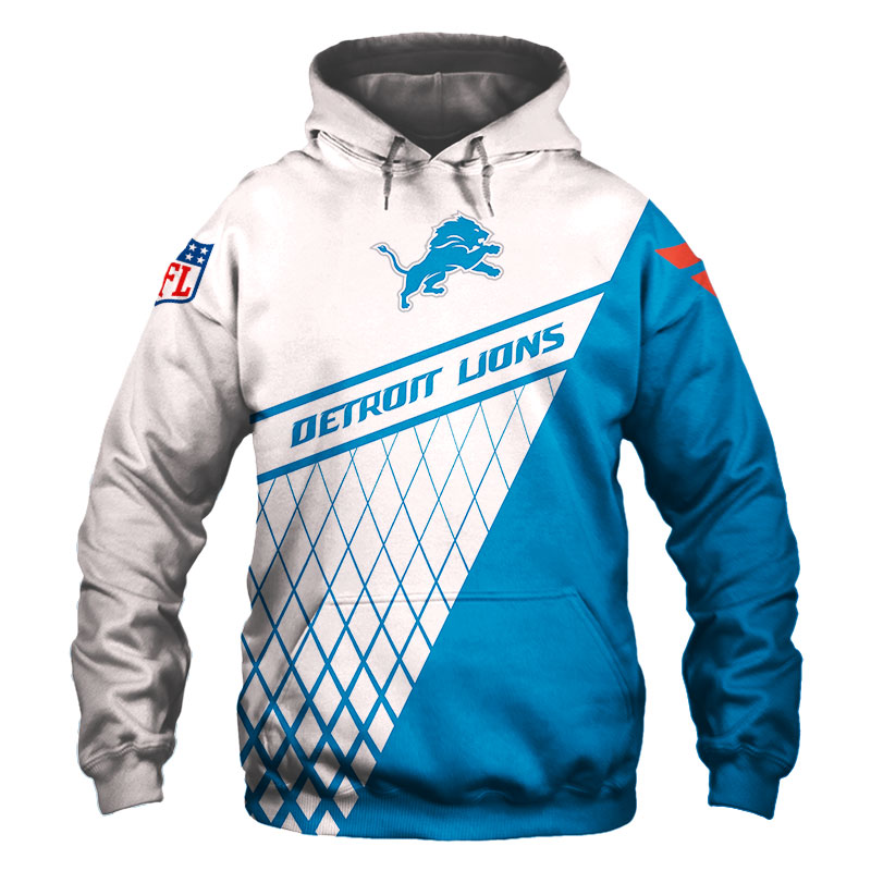 Detroit Lions Zip Hoodie - Great Gift For Fans