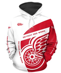 Detroit Red Wings 3D Zip Hoodie - Official Nhl Gift For Fans