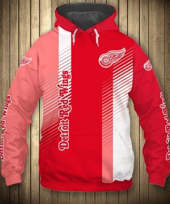 Detroit Red Wings Cute Design 3D Pullover Hoodie - Nhl Fan'S Apparel