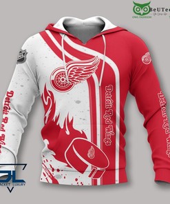 Detroit Red Wings Fan'S 3D Zip Hoodie - Official Nhl Merchandise