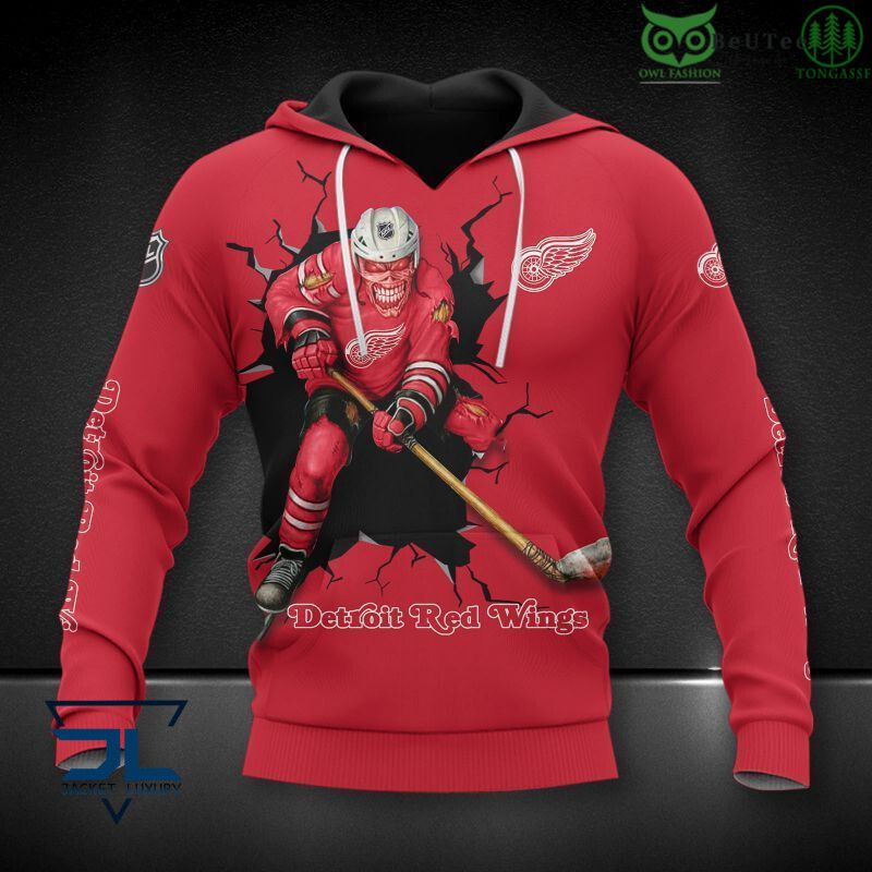 Detroit Red Wings Hockey Champion 3D All Over Print Hoodie - Official Nhl Merchandise