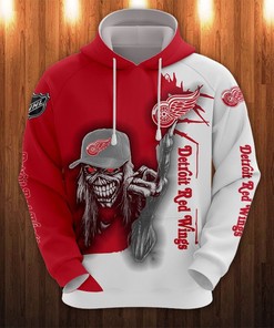 Detroit Red Wings Ultra Death Graphic 3D Hoodie - Halloween Gift For Nhl Fans
