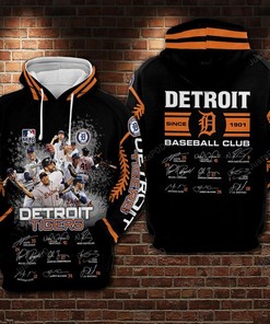 Detroit Tigers Nfl Football Anniversary All Over Print 3D Zip Up Hoodie