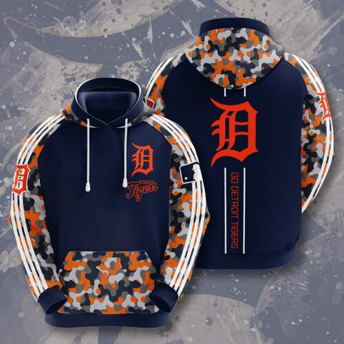Detroit Tigers Sport All Over Print 3D Hoodie - Unique Fan Apparel