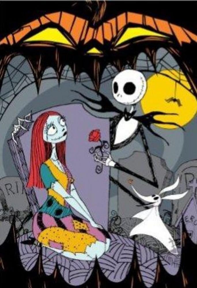 Disney Nightmare Before Christmas Scare House Blanket - Micro Raschel Blanket for Halloween