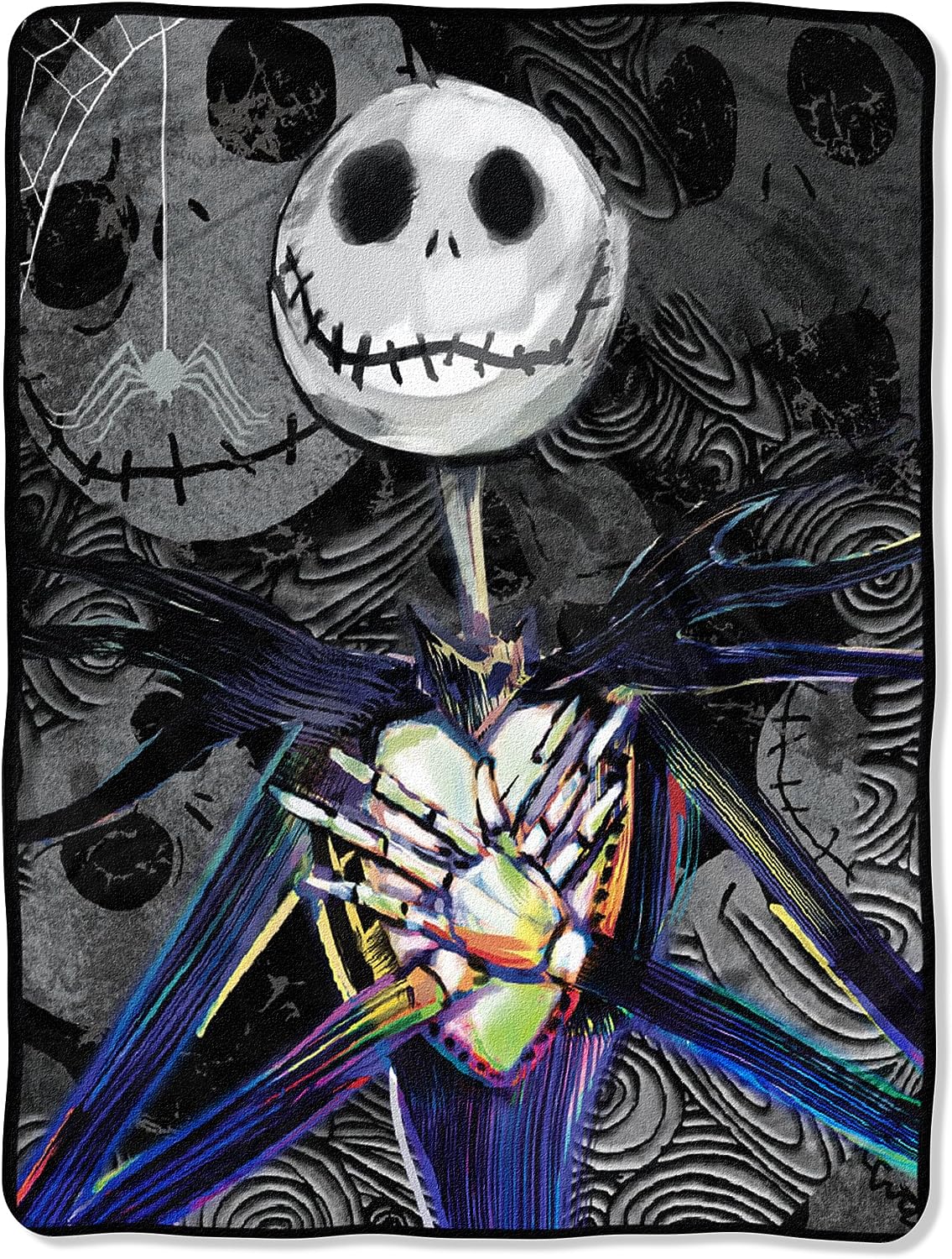Disney's The Nightmare Before Christmas "Dark Creep" Throw Blanket - Micro Raschel