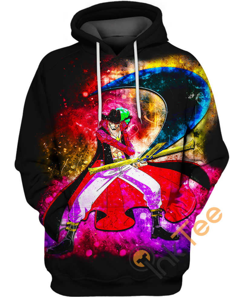 Dracule Mihawk Sport All Over Print Zip-Up Hoodie For Men