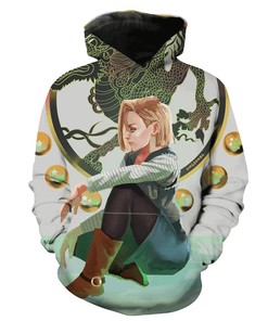 Dragon Ball Android All Over Print 3D Hoodie