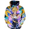 Dragon Ball Anime Harajuku 3D Hoodie Zipper Hoodie Full Size