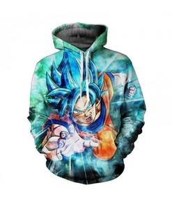 Dragon Ball Anime Powerful Hoode Custom All Over Print 3D Hoodie