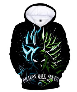 Dragon Ball Anime Series Goku 3D Hoodie Zipper Hoodie
