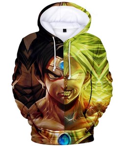 Dragon Ball Anime Series Saiyan Goku All Over Print Zip-Up Hoodie For Men